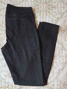 Old Navy Black Women's Straight-Leg Jeans